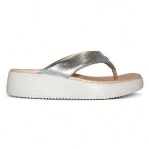 Modare Tamanco Modare Feminino Metalizado Conforto Salto Anabela