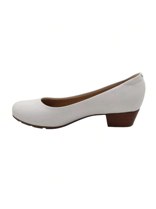 Sapato Scarpin Modare Confortável Moda Feminina Salto Baixo Calce Fácil - Imagem 7