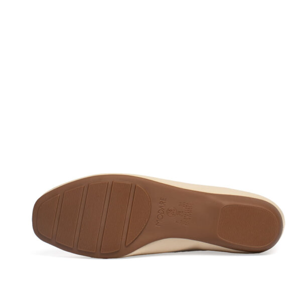 Sapatilha Feminina Modare Fivela Dourada Bege Claro - Imagem 6